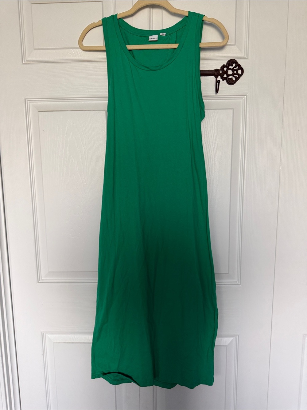 GAP Emerald Green Sleeveless Maxi Tank Dress